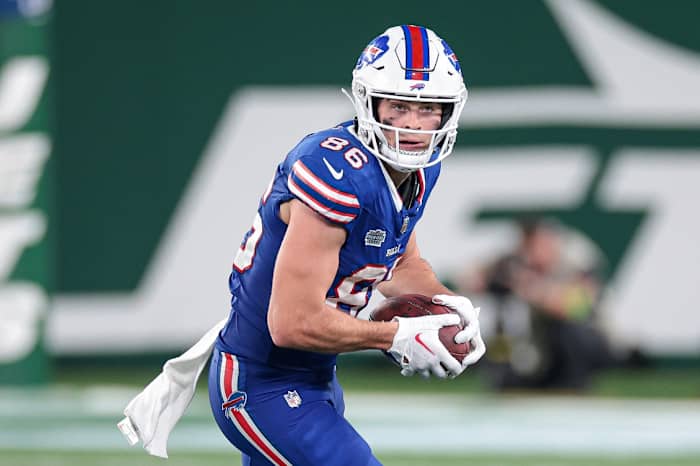 Bills rookie tight end Dalton Kincaid
